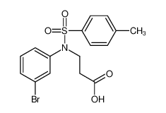 N-(3-Bromophenyl)-N-[(4-methylphenyl)sulfonyl]-β-alanine 1152428-42-6