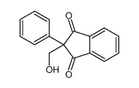 2-(hydroxymethyl)-2-phenylindene-1,3-dione 151-88-2