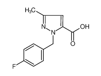 1-(4-氟苄基)-3-甲基-1H-吡唑-5-羧酸