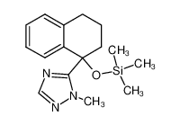 103817-13-6 1-Methyl-5-(1-trimethylsilanyloxy-1,2,3,4-tetrahydro-naphthalen-1-yl)-1H-[1,2,4]triazole