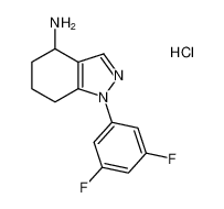 1242339-60-1 structure, C13H14ClF2N3