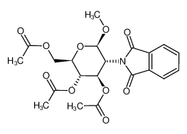 甲基 3,4,6-O-三乙酰基-2-脱氧-2-邻苯二甲酰亚氨基-beta-D-吡喃葡萄糖苷