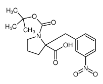 (2S)-1-[(2-methylpropan-2-yl)oxycarbonyl]-2-[(3-nitrophenyl)methyl]pyrrolidine-2-carboxylic acid 1217776-53-8