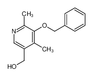 (4,6-dimethyl-5-phenylmethoxypyridin-3-yl)methanol 57183-08-1