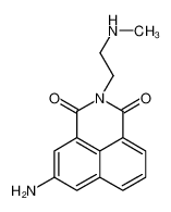 5-amino-2-[2-(methylamino)ethyl]benzo[de]isoquinoline-1,3-dione 114991-16-1