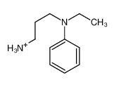 3-(N-ethylanilino)propylazanium 53606-48-7