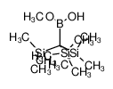 124424-96-0 structure, C11H31BO2Si3