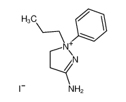 106087-10-9 spectrum, 3-amino-1-phenyl-1-propyl-4,5-dihydro-1H-pyrazol-1-ium iodide