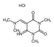 94839-46-0 5-[(dimethylamino)methylene]dihydro-6-imino-1,3-dimethylpyrimidine-2,4(1H,3H)-dione monohydrochloride