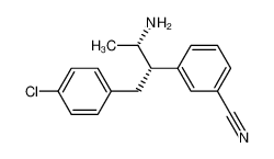 Benzonitrile, 3-[(1S,2S)-2-amino-1-[(4-chlorophenyl)methyl]propyl]- 732982-66-0