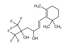 6,6,6-三氟-5-三氟甲基-1-(2,6,6-三甲基环己-1-烯基)-1-己烯-3,5-二醇