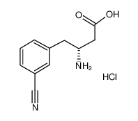 (3R)-3-amino-4-(3-cyanophenyl)butanoic acid,hydrochloride 269726-82-1