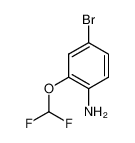 4-bromo-2-(difluoromethoxy)aniline 1000575-14-3