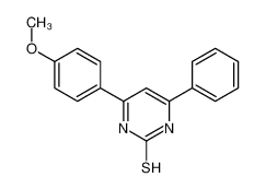 6-(4-methoxyphenyl)-4-phenyl-1H-pyrimidine-2-thione 66443-37-6