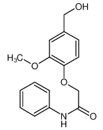 2-(4-HYDROXYMETHYL-2-METHOXY-PHENOXY)-N-PHENYL-ACETAMIDE 861443-63-2