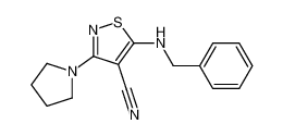 145662-45-9 5-(Benzylamino)-3-(1-pyrrolidinyl)-1,2-thiazole-4-carbonitrile