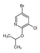 5-bromo-3-chloro-2-propan-2-yloxypyridine 1211531-67-7