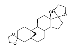 106065-57-0 3,3,17,17-Bis-aethylendioxy-19-nor-5β,10β-methano-androstan