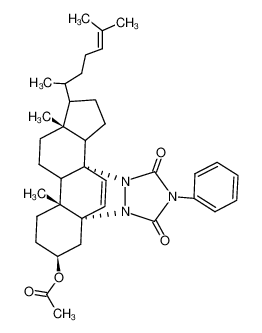 70574-96-8 3-acetoxy-4'-phenyl-[1,2,4]triazolo[1',2':6,7](6,7-diaza-5,8-etheno-cholest-24-ene)-3',5'-dione