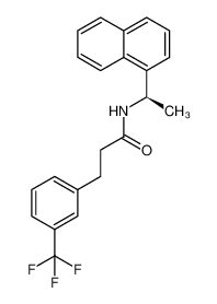 (R)-N-(1-(萘-1-基)乙基)-3-(3-(三氟甲基)苯基)丙酰胺