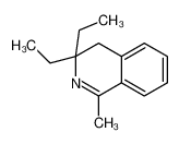 3,3-diethyl-1-methyl-4H-isoquinoline 88960-56-9