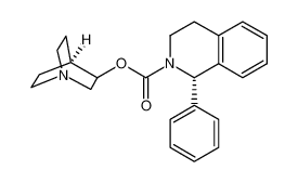 1-azabicyclo[2.2.2]octan-3-yl 1-phenyl-3,4-dihydro-1H-isoquinoline-2-carboxylate 180272-14-4