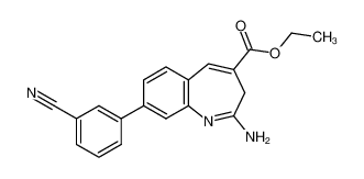 (1E,4E)-ethyl 2-amino-8-(3-cyanophenyl)-3H-benzo[b]azepine-4-carboxylate 1268163-15-0