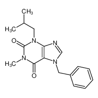 58481-23-5 spectrum, 7-benzyl-1-methyl-3-(2-methylpropyl)purine-2,6-dione