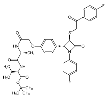 858104-69-5 methyl (2-(4-((2S,3R)-1-(4-fluorophenyl)-3-((S)-3-(4-fluorophenyl)-3-hydroxypropyl)-4-oxoazetidin-2-yl)phenoxy)acetyl)glycyl-D-valinate