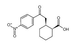 (1R,2R)-2-[2-(4-nitrophenyl)-2-oxoethyl]cyclohexane-1-carboxylic acid 735274-68-7