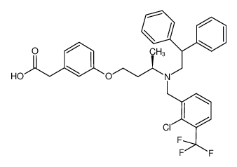 610318-54-2 structure, C34H33ClF3NO3