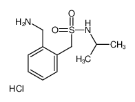 1-[2-(Aminomethyl)phenyl]-N-isopropylmethanesulfonamide hydrochlo ride (1:1) 1052089-42-5