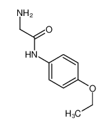 2-amino-N-(4-ethoxyphenyl)acetamide 103-97-9