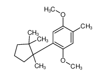 1,4-dimethoxy-2-methyl-5-(1,2,2-trimethylcyclopentyl)benzene 243462-89-7