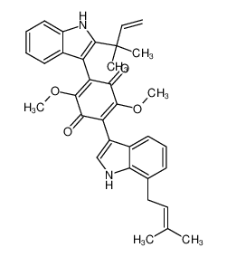 78708-35-7 spectrum, asterriquinone B-1