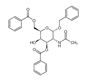 苄基2-乙酰氨基-3,6-二-O-苯甲酰基-2-脱氧吡喃己糖苷