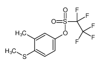 57728-77-5 (3-methyl-4-methylsulfanylphenyl) 1,1,2,2,2-pentafluoroethanesulfonate