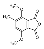 76638-65-8 spectrum, 3,6-dimethoxy-4-methylphthalic anhydride