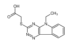 [(5-Ethyl-5H-[1,2,4]triazino[5,6-b]indol-3-yl)sulfanyl]acetic aci d 337489-46-0