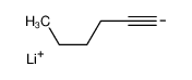 17689-03-1 spectrum, lithium,hex-1-yne