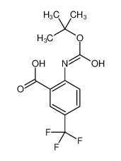 2-叔丁氧基甲酰胺基-5-三氟甲基苯甲酸