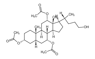 20171-56-6 spectrum, 3α,7α,12α-triacetoxy-5β-cholane-24-ol