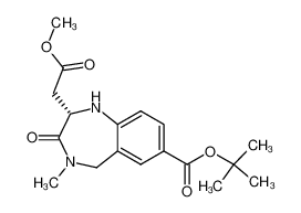 (S)-2-methoxycarbonylmethyl-4-methyl-3-exo-2,3,4,5-tetrahydro-1H-benzo-[e][1,4]diazepine-7-carboxylic acid tert-butyl ester