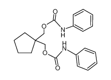 [1-(phenylcarbamoyloxymethyl)cyclopentyl]methyl N-phenylcarbamate 5779-54-4