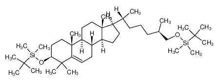 439587-82-3 3-(tert-butyl-dimethyl-silanyloxy)-17-[6-(tert-butyl-dimethyl-silanyloxy)-1,5-dimethyl-hexyl]-4,4,10,13-tetramethyl-2,3,4,7,8,9,10,11,12,13,14,15,16,17-tetradecahydro-1H-cyclopenta[a]phenanthrene