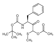 1393955-00-4 (3S)-3-([(1,1-dimethylethyl)oxy]carbonylamino)-1-(methylsulfanyl)-2-oxo-4-phenylbutyl ethanoate