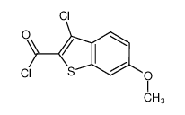 3-Chloro-6-methoxy-1-benzothiophene-2-carbonyl chloride 75998-29-7