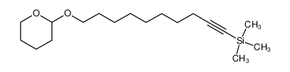 106094-31-9 spectrum, trimethyl-(10-((tetrahydro-2H-pyran-2-yl)oxy)dec-1-yn-1-yl)silane