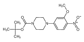 tert-butyl 4-(3-methoxy-4-nitrophenyl)piperazine-1-carboxylate 1017782-79-4