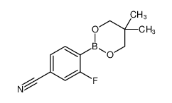 Benzonitrile, 4-(5,5-dimethyl-1,3,2-dioxaborinan-2-yl)-3-fluoro- 628692-13-7